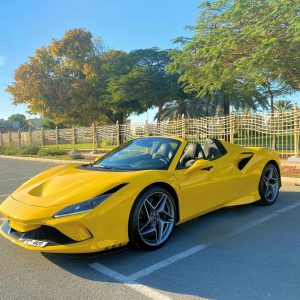 Rent Ferrari F8 Tributo Spider in Dubai