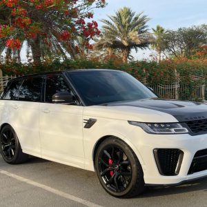 Rent Range Rover SVR 2021 in Dubai
