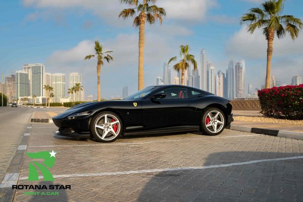 Rent Ferrari Roma in Dubai with Rotana Star