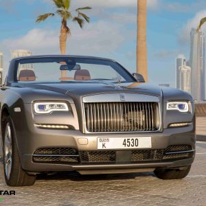 Rent Rolls Royce Dawn in Dubai with Rotana Star
