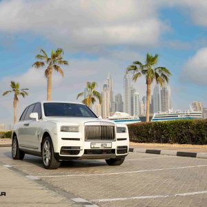 Rent Rolls Royce Cullinan White 2021 in Dubai