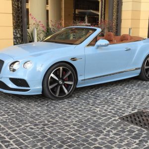 Rent Bentley Continental GT Convertible in Dubai