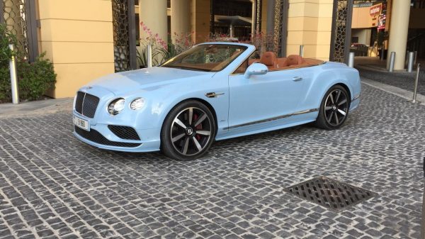 Rent Bentley Continental GT Convertible in Dubai