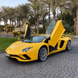 Rent Lamborghini Aventador S 2022 in Dubai