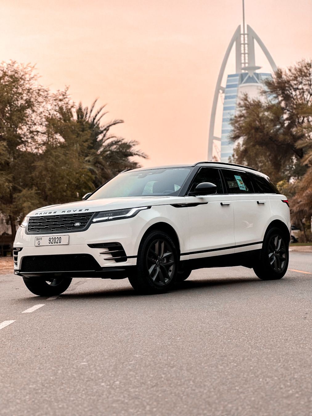 Rent Range Rover Velar 2024 in Dubai Rotana Star