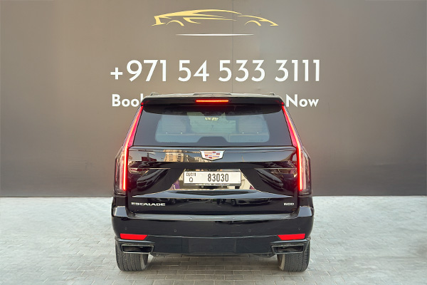 rent CADILLAC ESCALADE BLACK 2