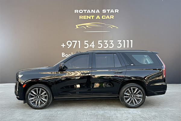rent CADILLAC ESCALADE BLACK 3