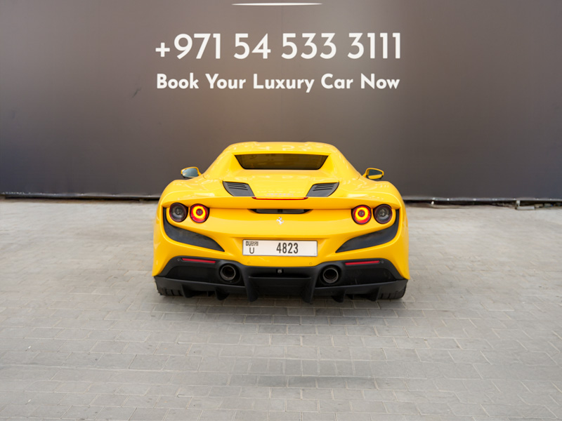 rent Ferrari F8 in dubai 3