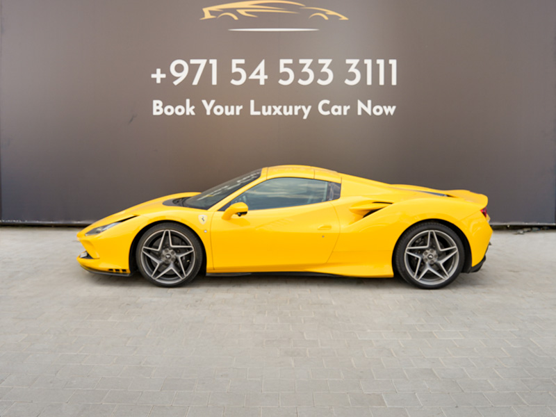 rent Ferrari F8 in dubai 4