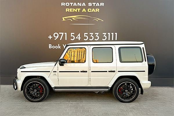 rent G63 WHITE 2