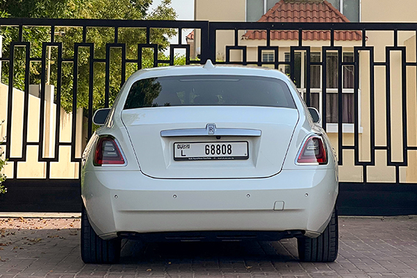 rent Rolls Royce Ghost Long White 2